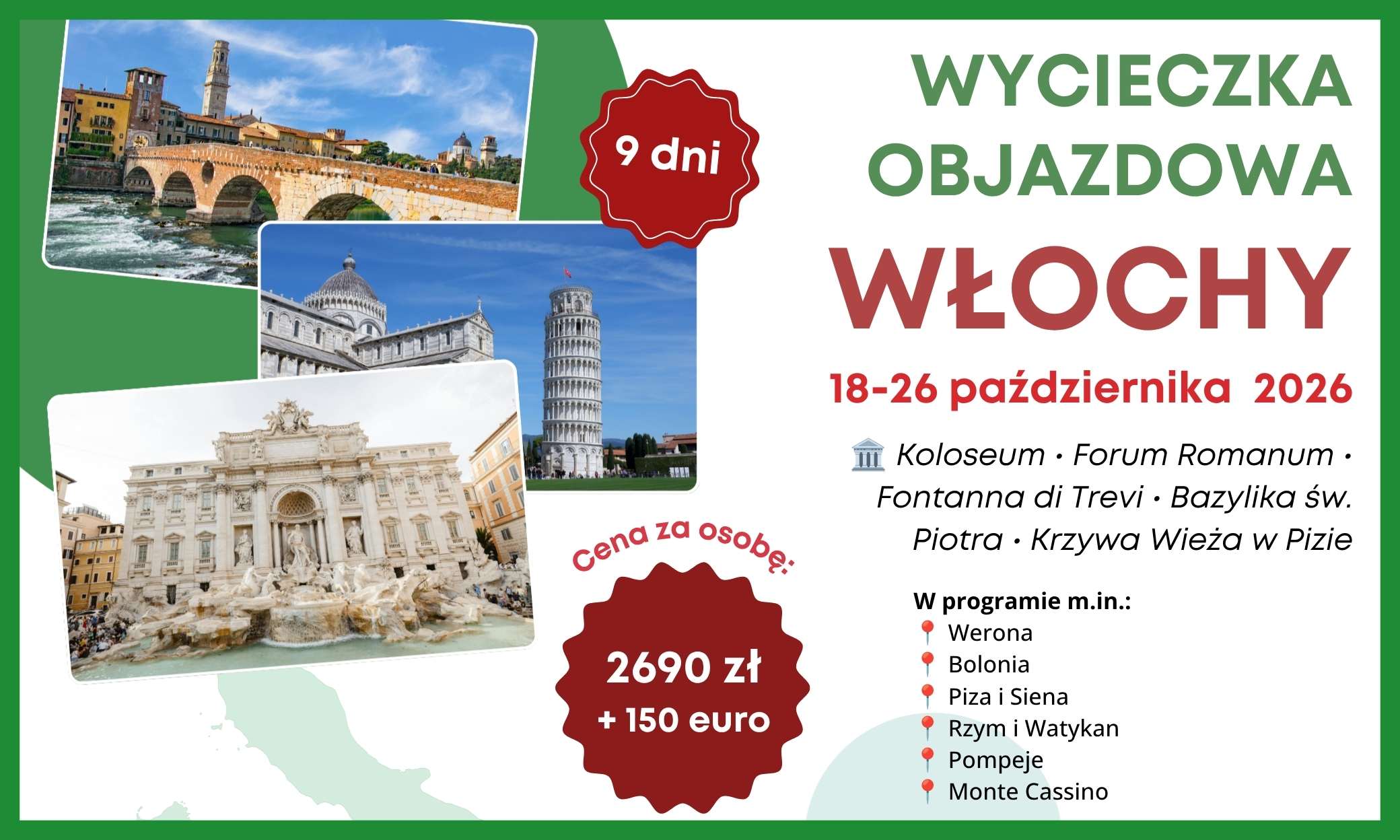 wycieczka do włoch