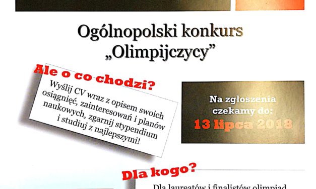 Konkurs dla uczniów klas maturalnych