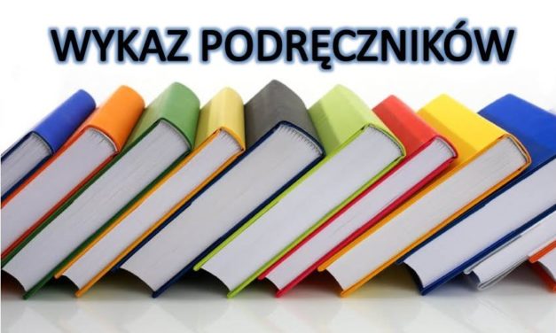 Wykaz podręczników na rok szkolny 2018/19