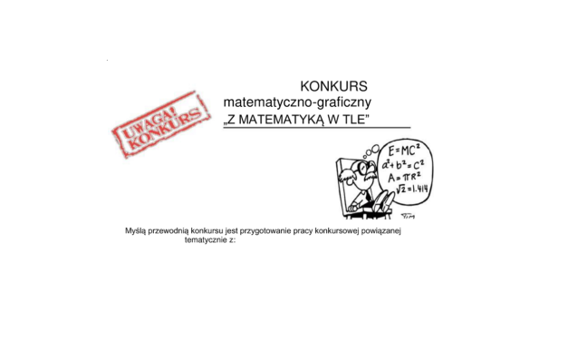 Konkurs matematyczno-graficzny!