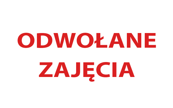 Zajęcia odwołane