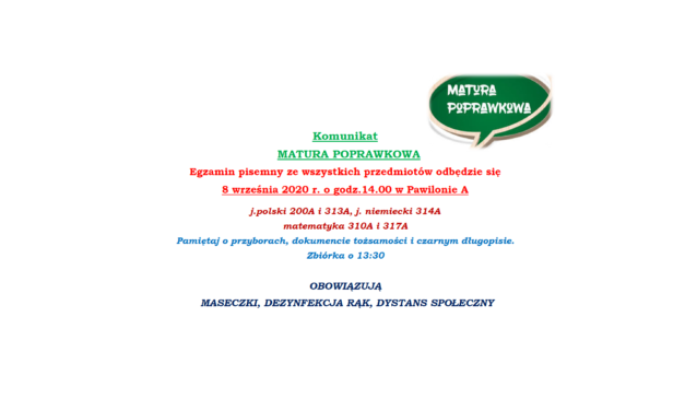 Matura poprawkowa